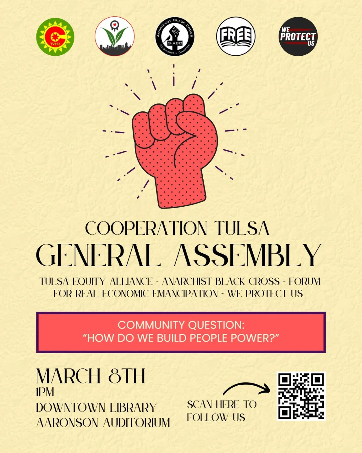 General Assembly event flyer