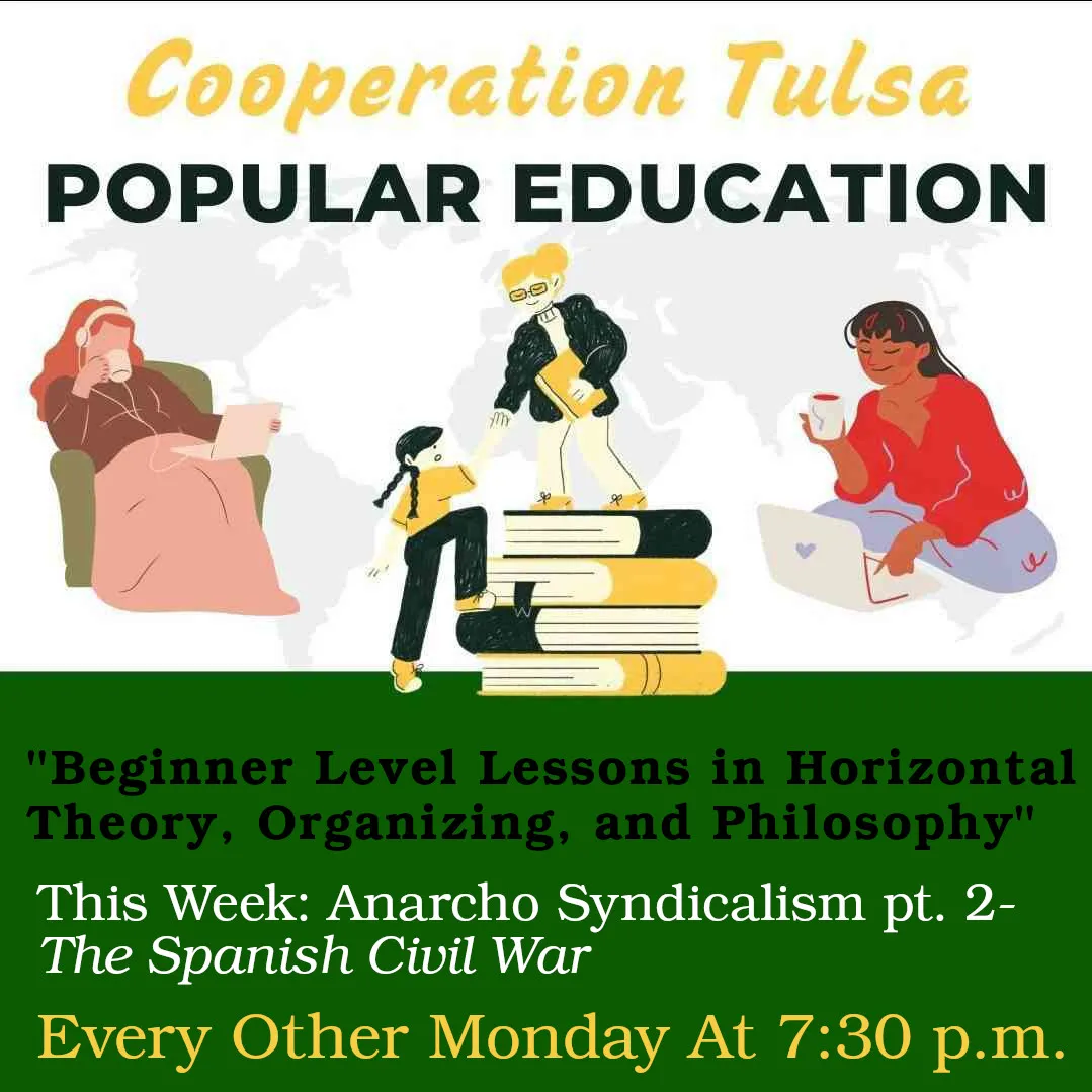 Popular Education session on anarcho-syndicalism
