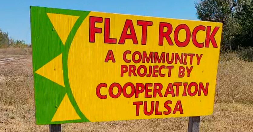 Flat Rock - A Community Project by Cooperation Tulsa