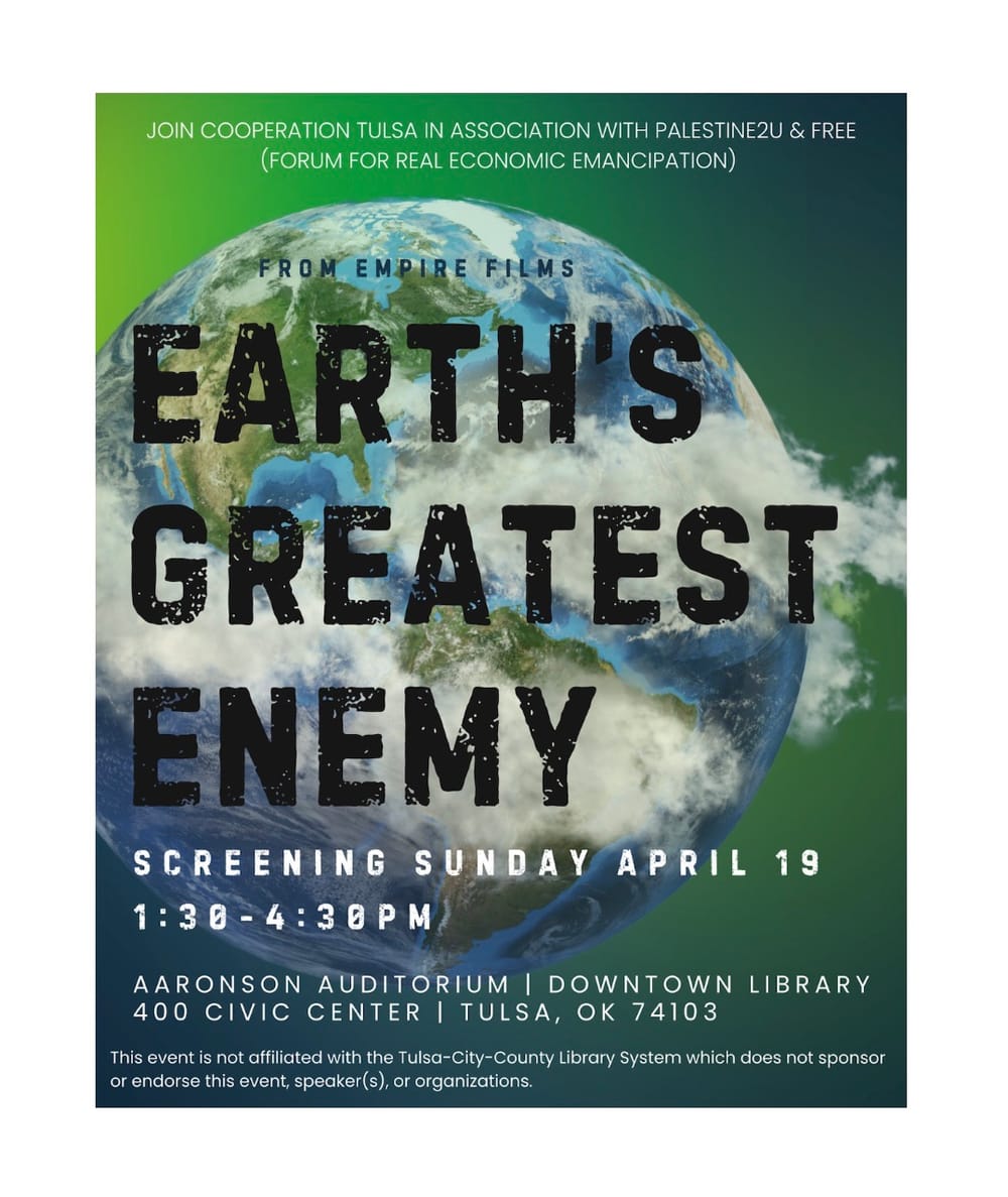 Earth's Greatest Enemy documentary screening event